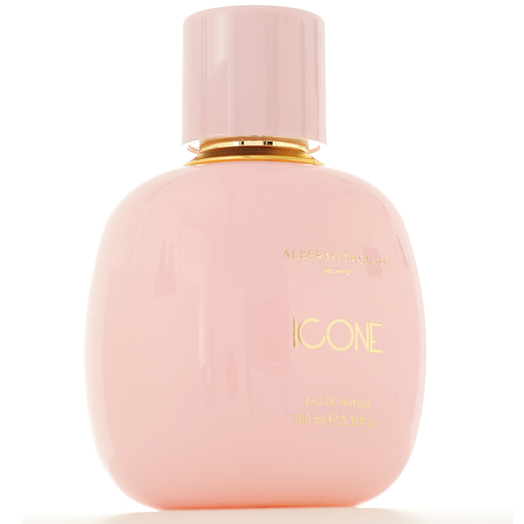Alberto Taccini ICONE, kadın parfümü, çiçeksi odunsu parfüm, uzun süre kalıcı parfüm, bergamot kokulu parfüm, yasemin kokulu parfüm, gül esanslı parfüm, paçuli kokulu parfüm, misk kokulu parfüm, vanilyalı kadın parfümü, sofistike kadın parfümü