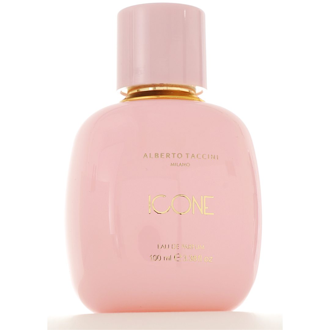 Alberto Taccini ICONE, kadın parfümü, çiçeksi odunsu parfüm, uzun süre kalıcı parfüm, bergamot kokulu parfüm, yasemin kokulu parfüm, gül esanslı parfüm, paçuli kokulu parfüm, misk kokulu parfüm, vanilyalı kadın parfümü, sofistike kadın parfümü