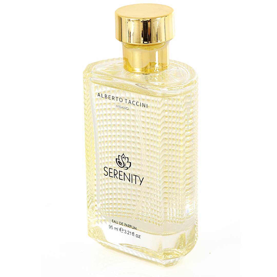 Alberto Taccini Serenity, kadın parfümü, çiçeksi odunsu parfüm, uzun süre kalıcı parfüm, vanilyalı kadın parfümü, misk kokulu parfüm, portakal çiçeği parfümü, bergamot esanslı parfüm, balsamik kadın parfümü, sofistike kadın parfümü, huzur verici kadın parfümü