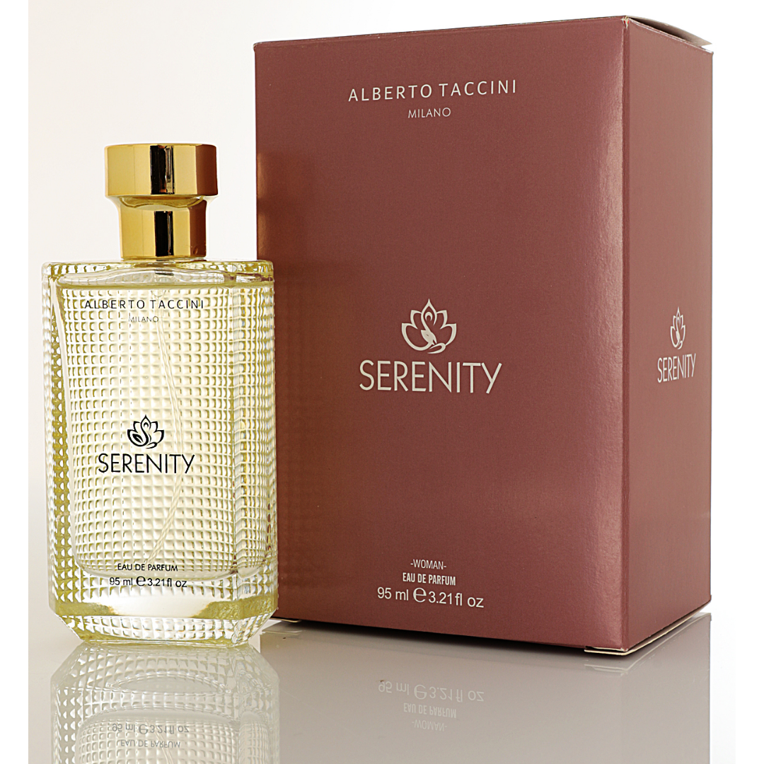Alberto Taccini Serenity, kadın parfümü, çiçeksi odunsu parfüm, uzun süre kalıcı parfüm, vanilyalı kadın parfümü, misk kokulu parfüm, portakal çiçeği parfümü, bergamot esanslı parfüm, balsamik kadın parfümü, sofistike kadın parfümü, huzur verici kadın parfümü